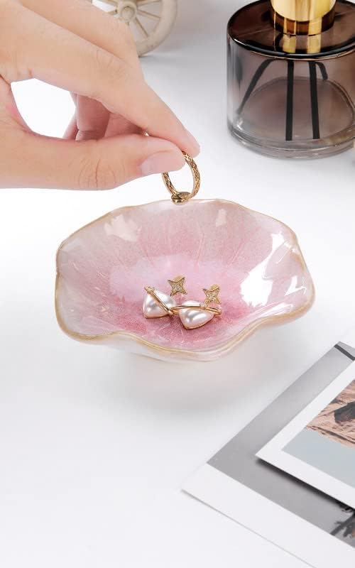 Lotus Leaf Shape Decorative Ring Tray