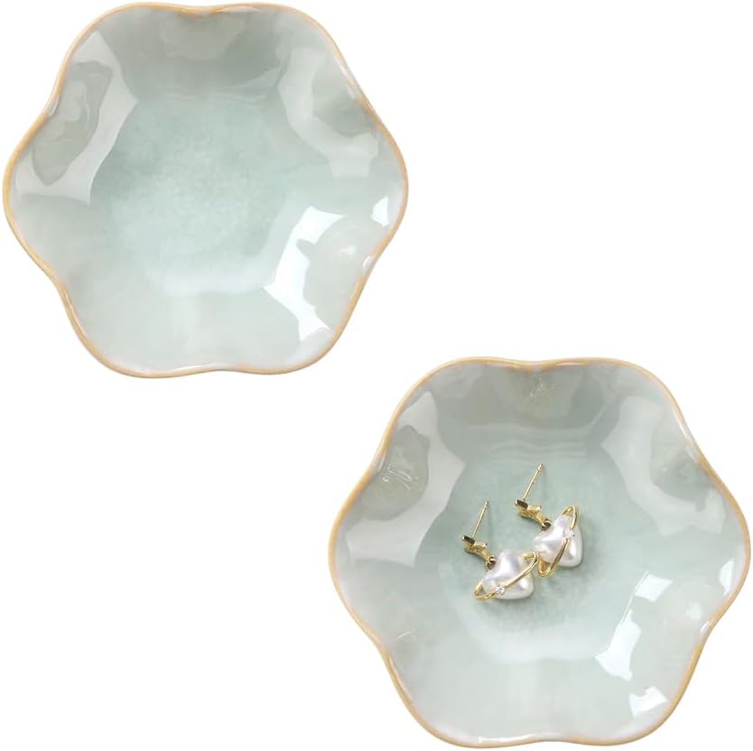 Lotus Leaf Shape Decorative Ring Tray