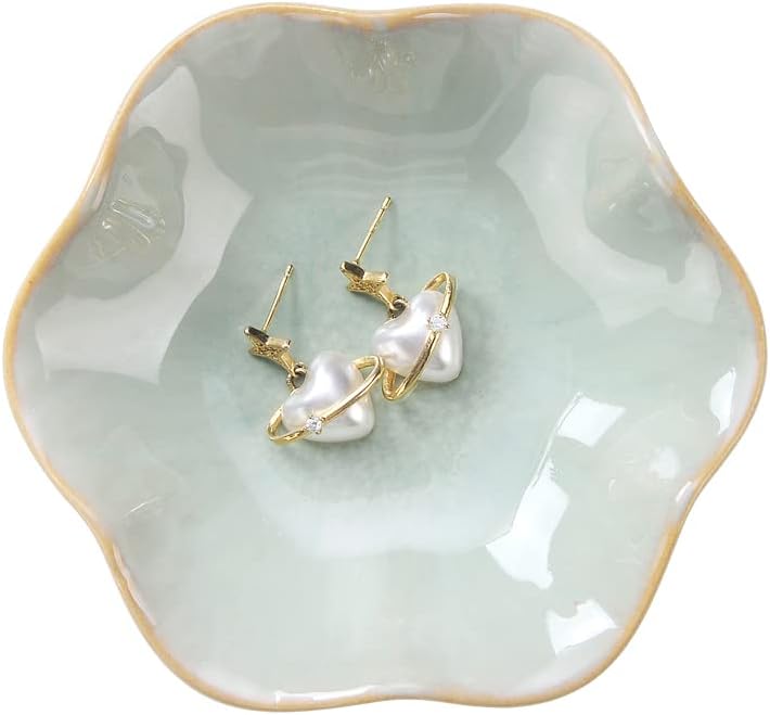 Lotus Leaf Shape Decorative Ring Tray