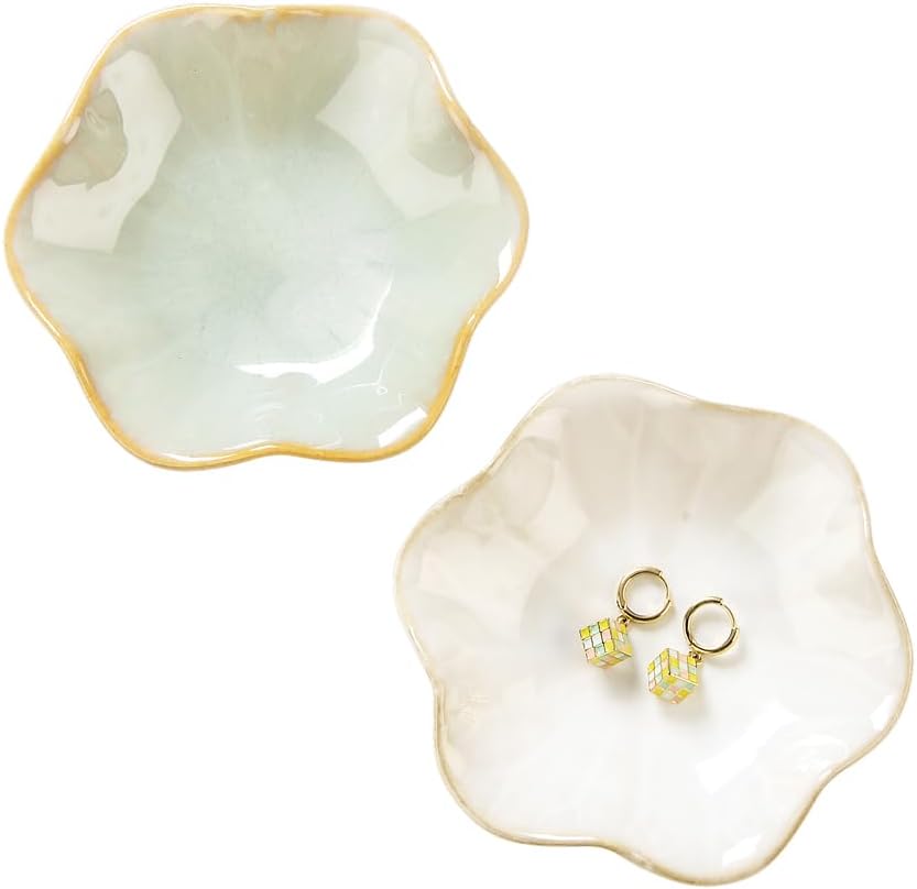 Lotus Leaf Shape Decorative Ring Tray