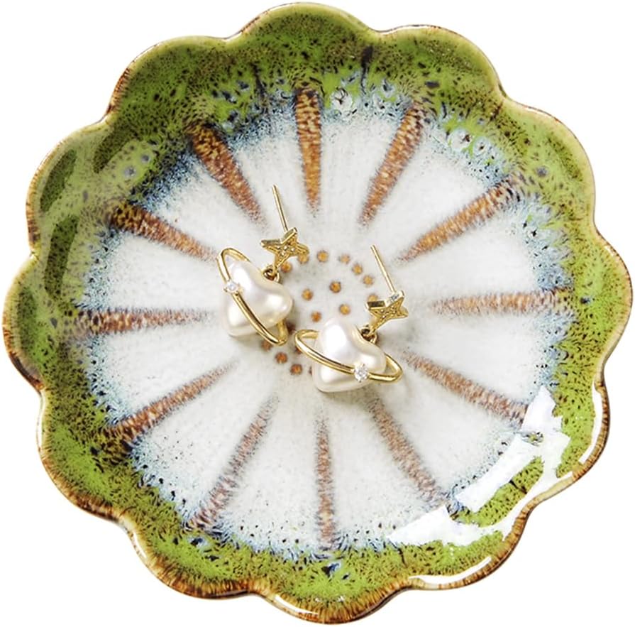 Lotus Leaf Shape Decorative Ring Tray