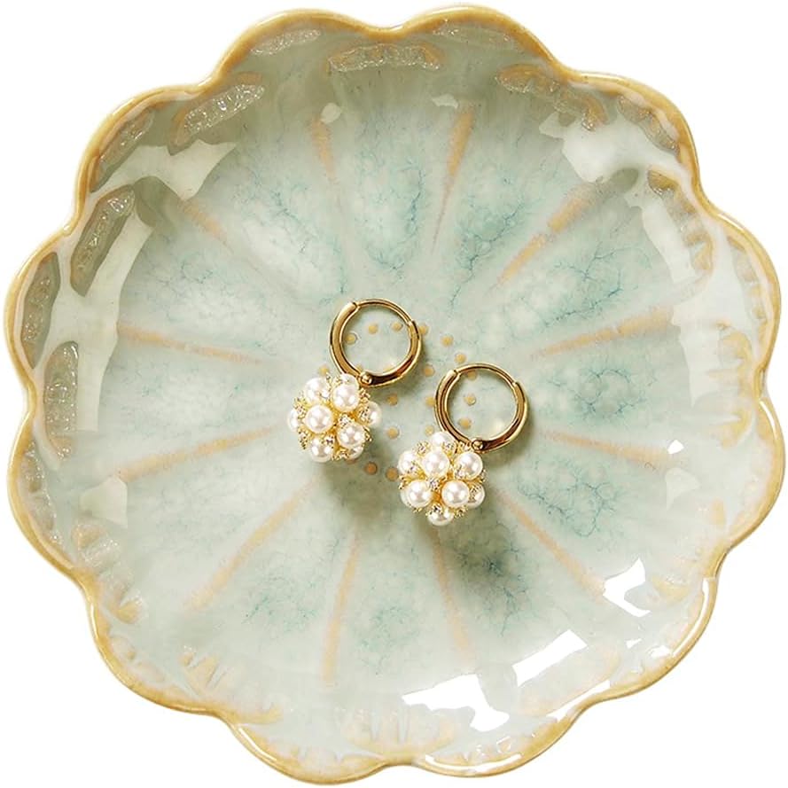 Lotus Leaf Shape Decorative Ring Tray