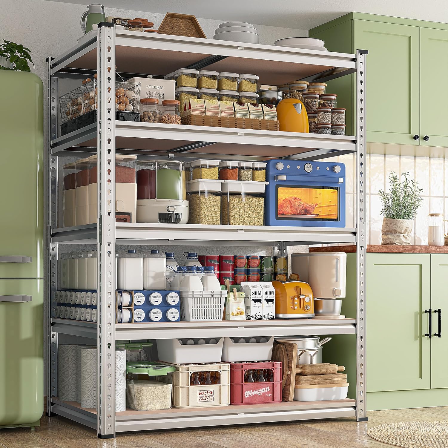 REIBII 2400LBS Storage Shelves